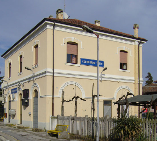 stazione ferroviaria cordovado